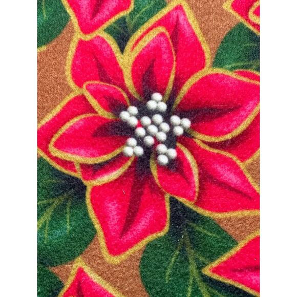 Martha Stewart Floor Door Mat Winterberry Collection "Winter Poinsettia" NWT - Picture 3 of 4